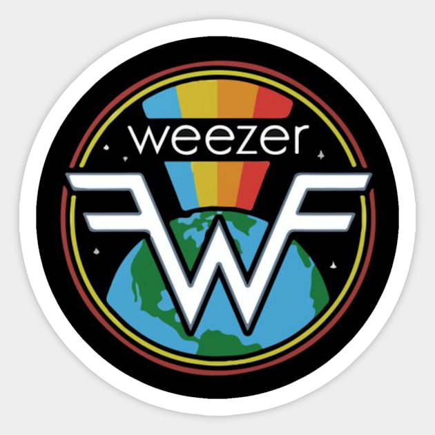 WEEZER MERCH VTG Sticker by Jeffs Urbanart